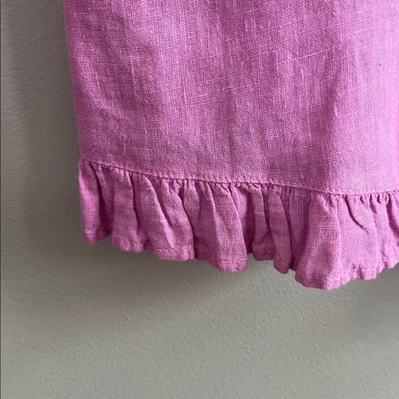 CP Shades Sausalito Marseala Linen dusty rose button down shirt size large - Picture 14 of 15